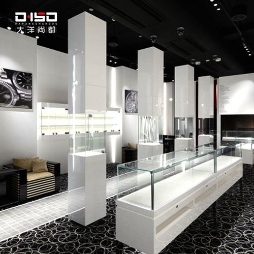 北京展柜定制工厂 商业展览展示设计 展会展台搭建服务 玻璃柜台图片