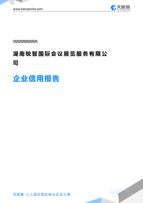 湖南锐智国际会议展览服务(企业信用报告)- 天眼查